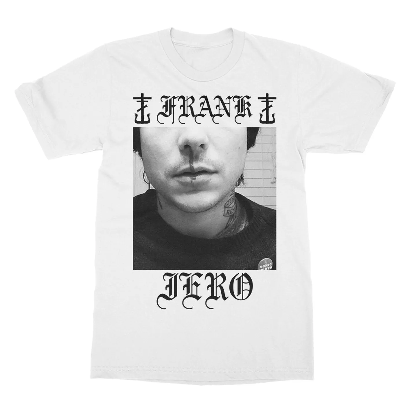 Frank Iero Bloody Nose T-Shirt (White)