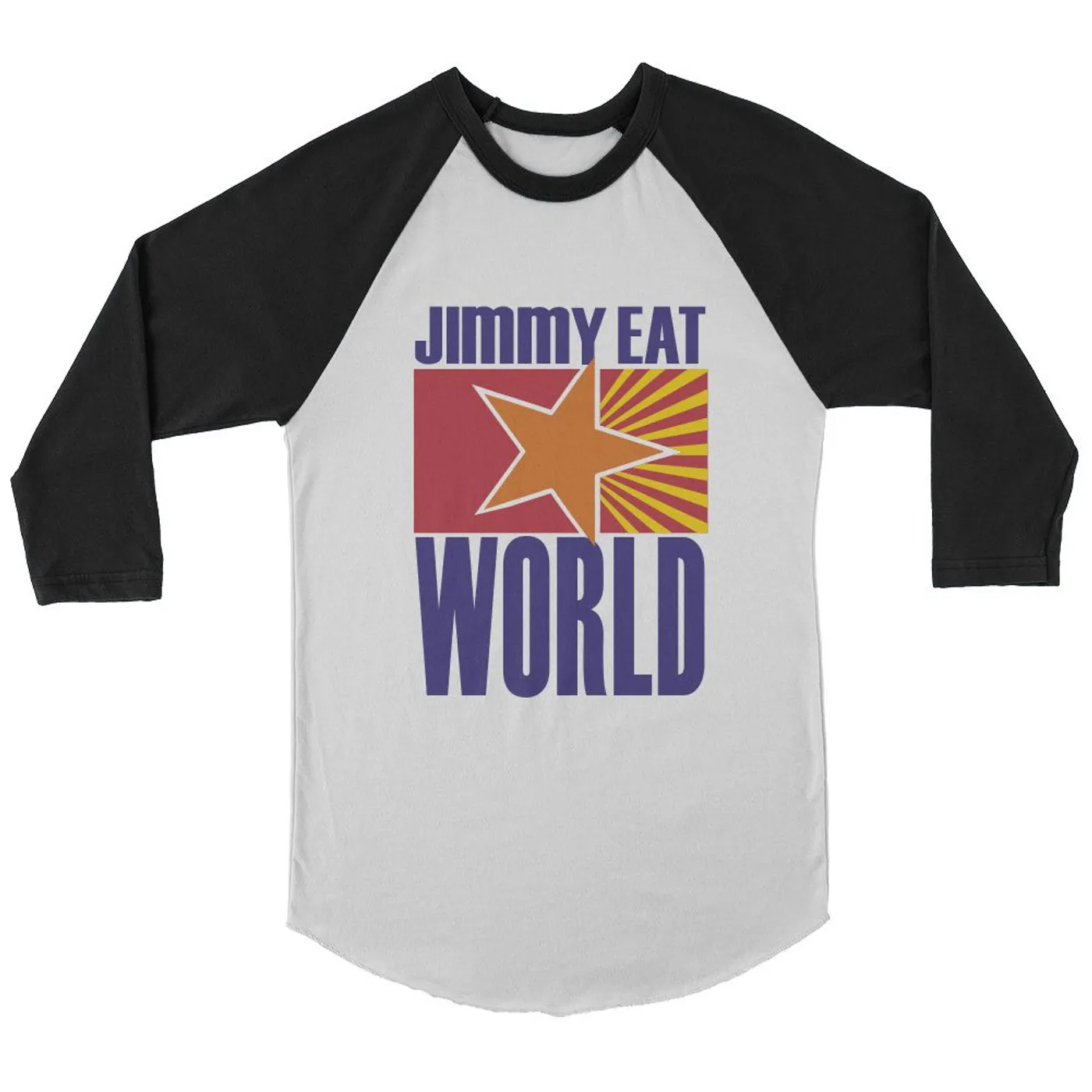 Jimmy Eat World Star Raglan (Black/White)