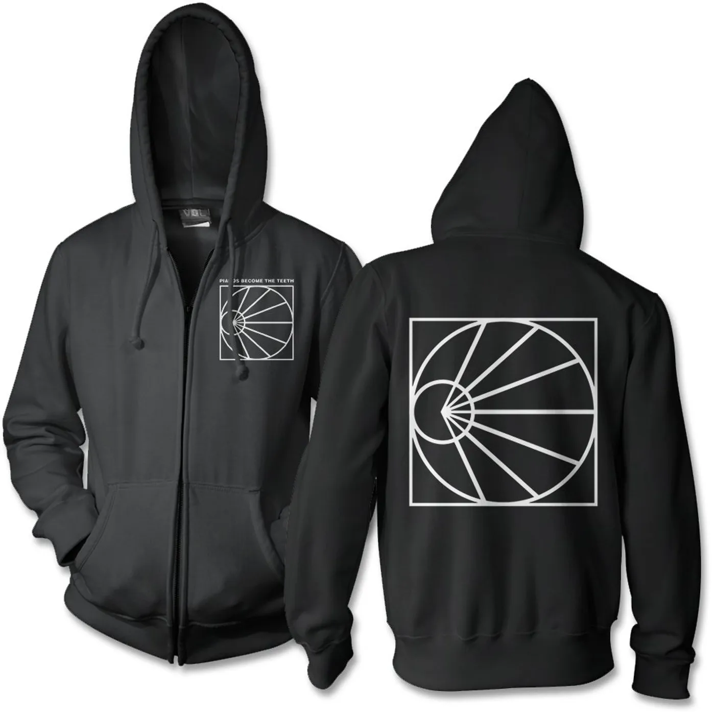 Pianos Become The Teeth Icon Zip Up Sweatshirt