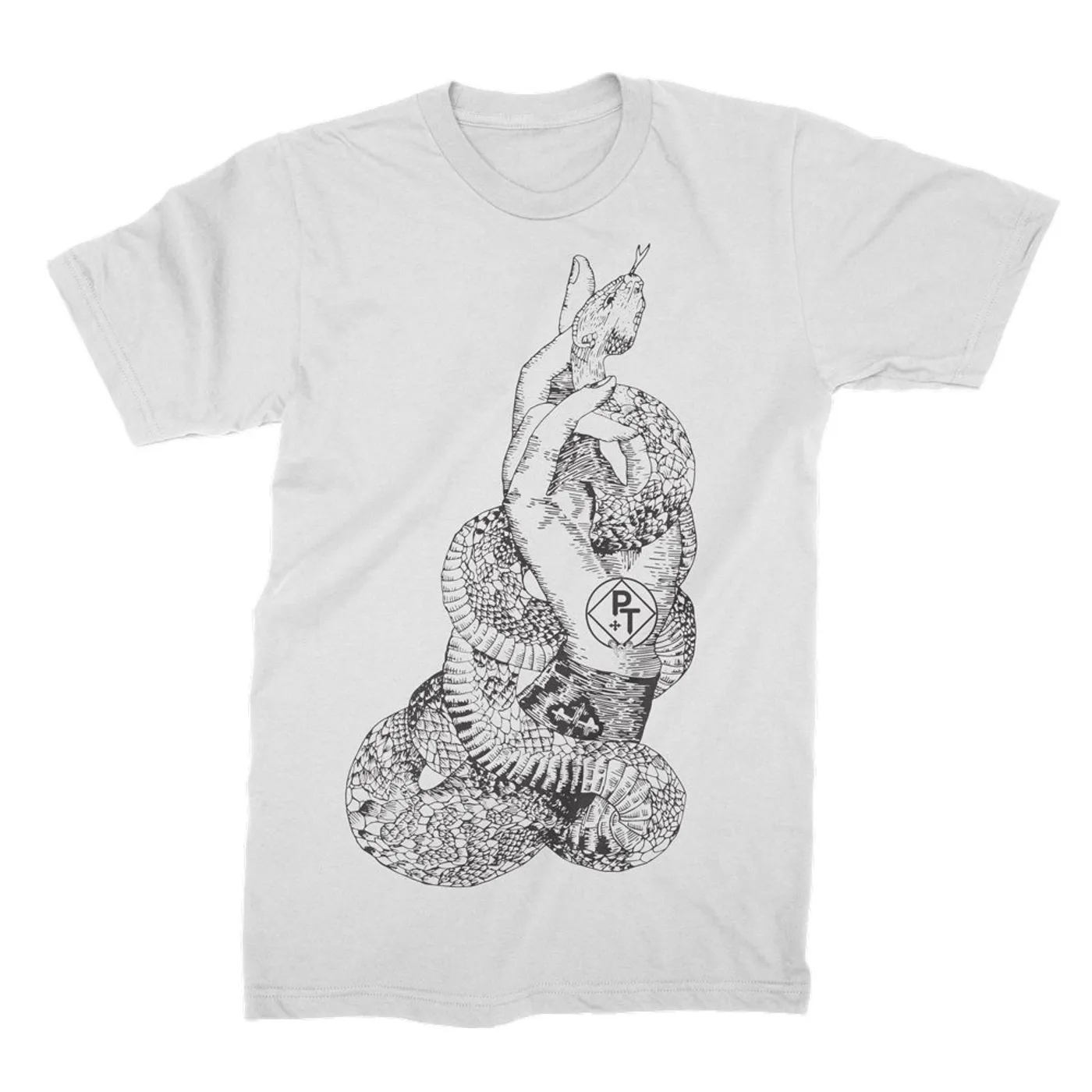 Prism Tats Snake Hand Tee (White)