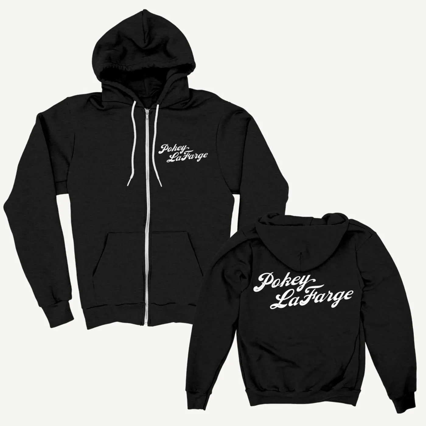 Pokey Lafarge Logo Zip Up Hoodie