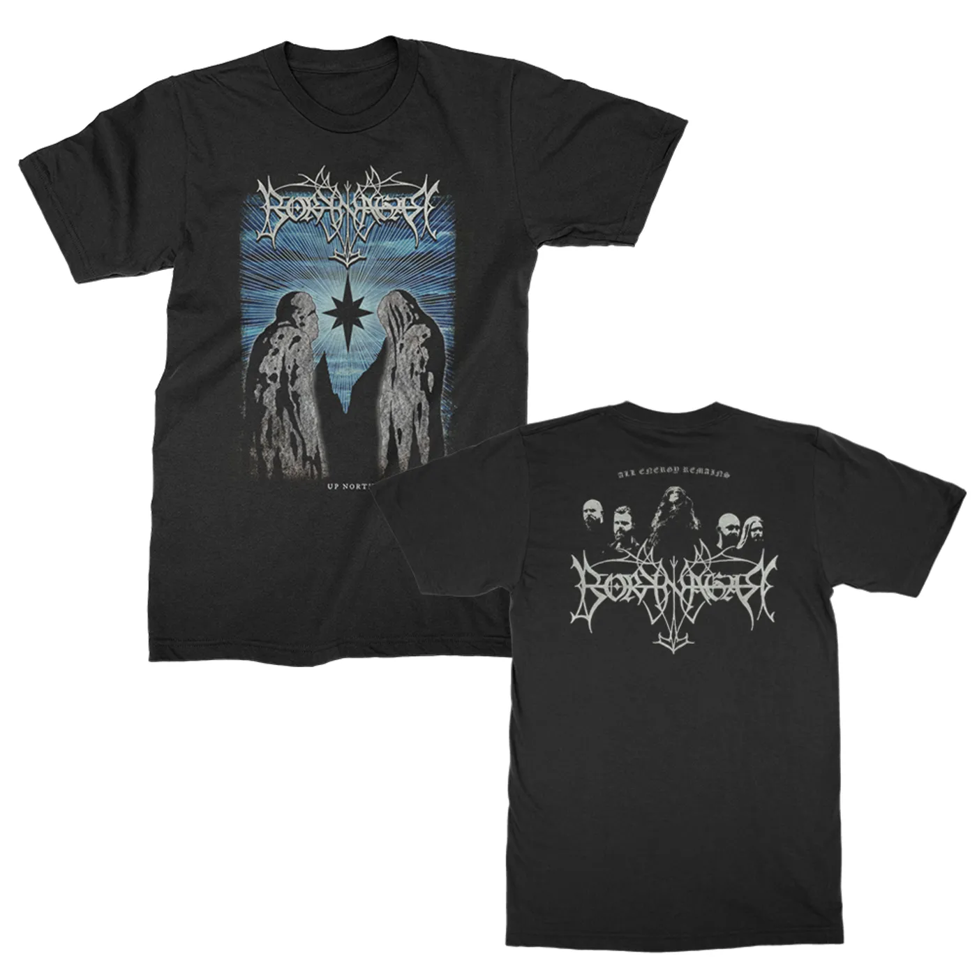 Borknagar Up North T-Shirt (Black)