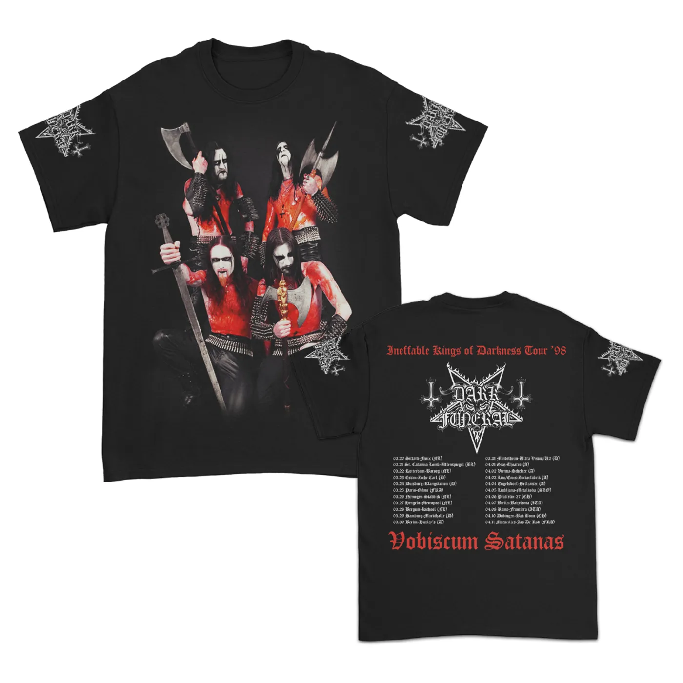 Dark Funeral Kings Of Darkness Tour Tee (Black)