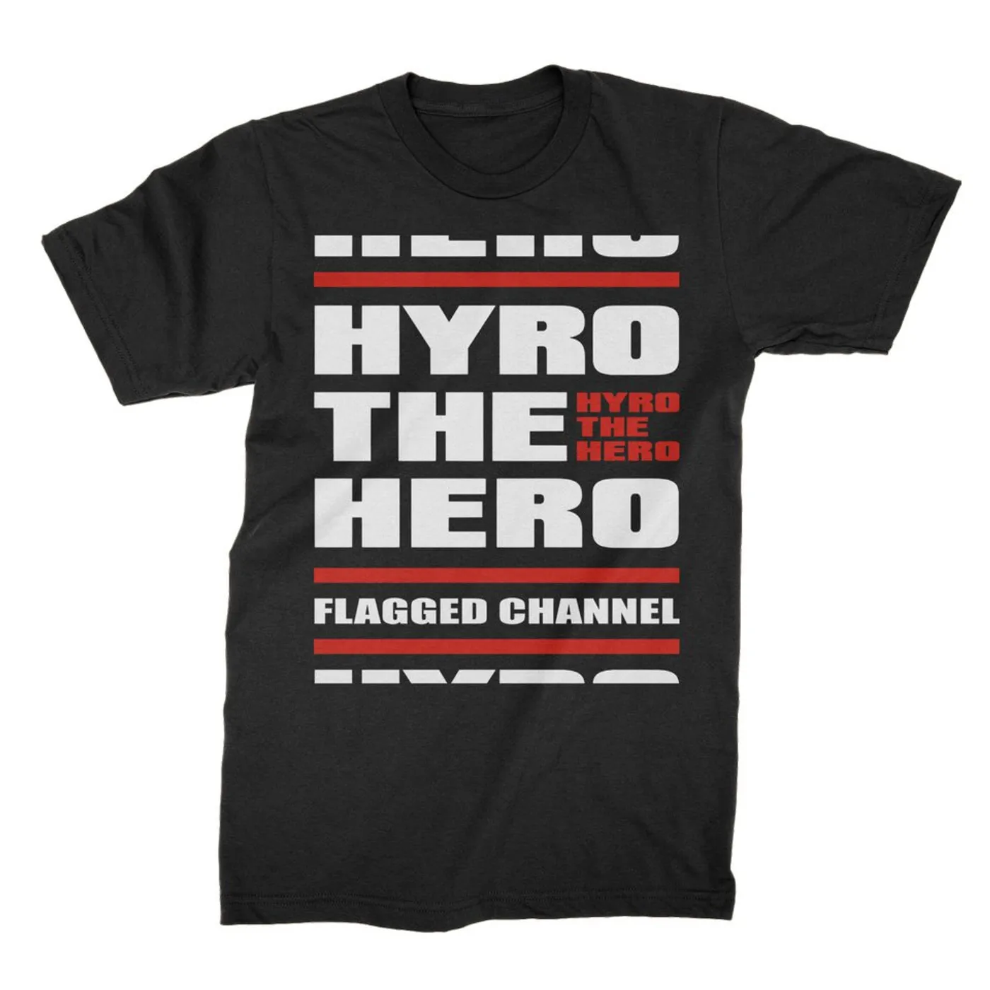 Hyro The Hero Stacked Tee (Black)