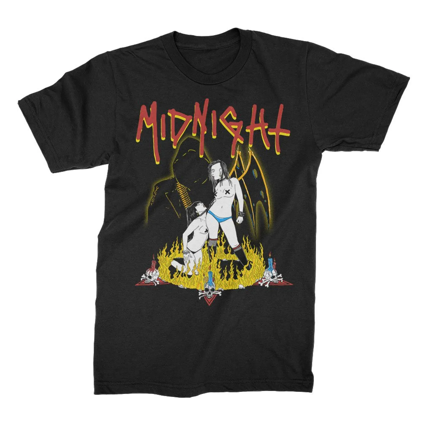 Midnight Satanic Sleaze T-Shirt (Black)
