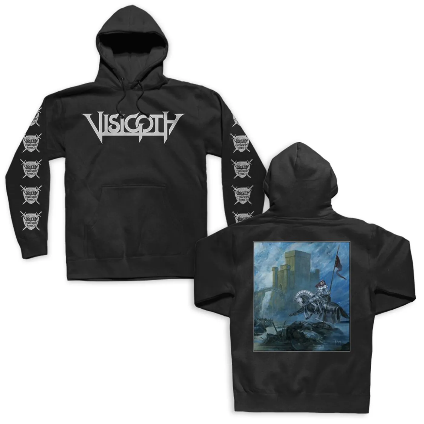 Visigoth Conqueror’s Oath Pullover Sweatshirt (Black)