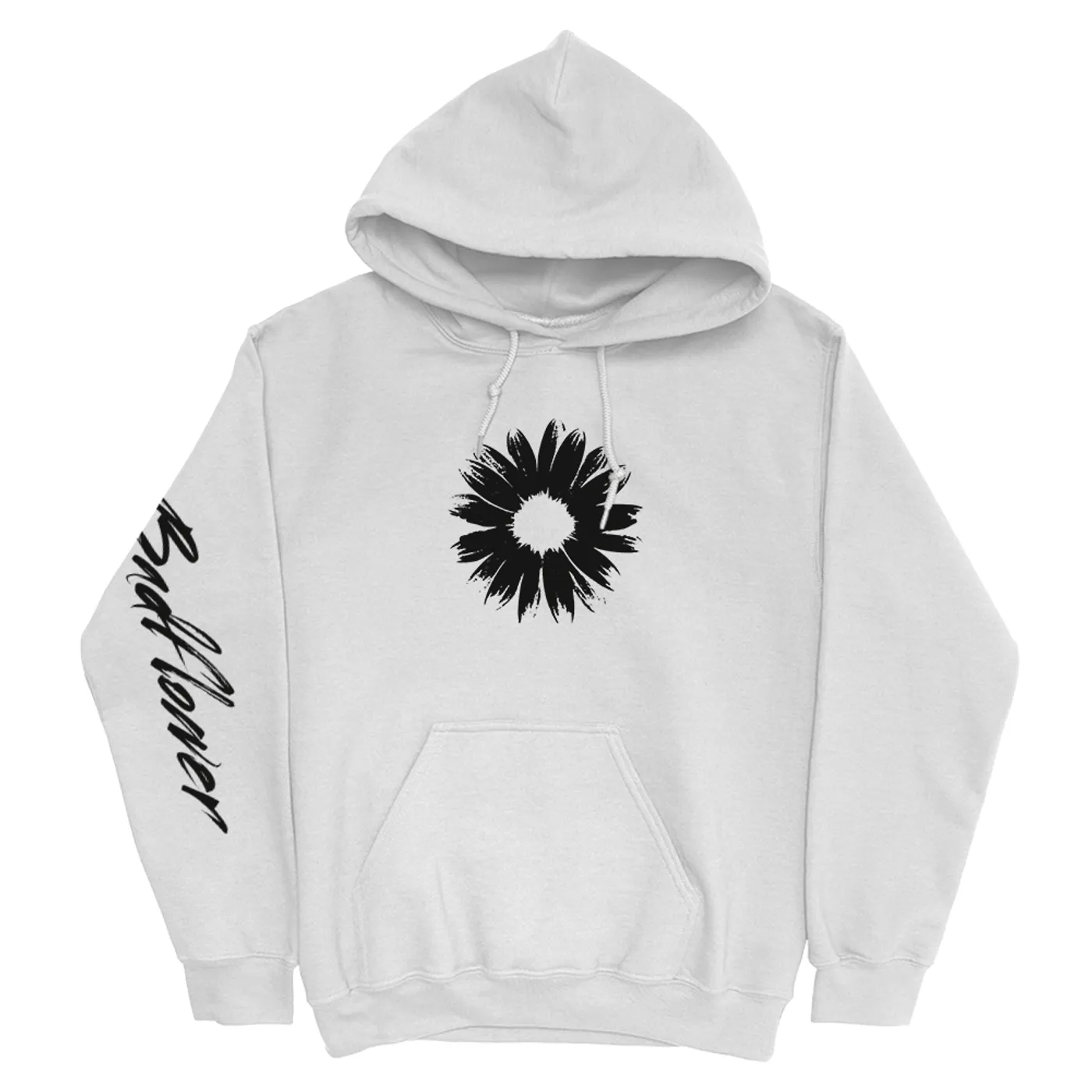 Badflower Mustang Flower Pullover Hoodie (White)