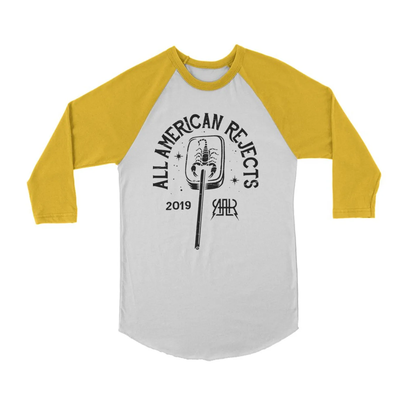 The All-American Rejects Scorpion Raglan (Yellow/White)