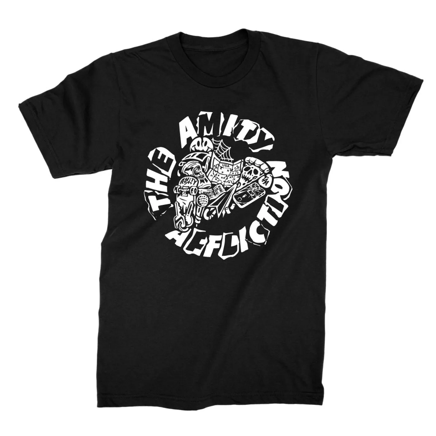 The Amity Affliction- Collage Heart Tee