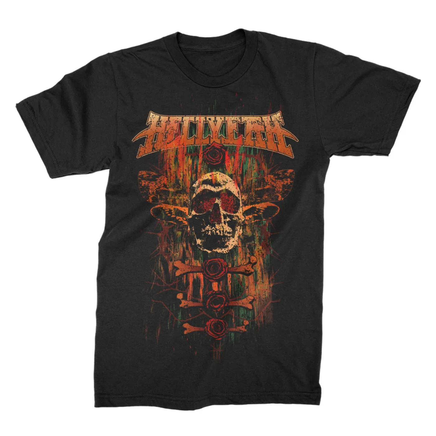 HELLYEAH Moth Skull Tee (Black)