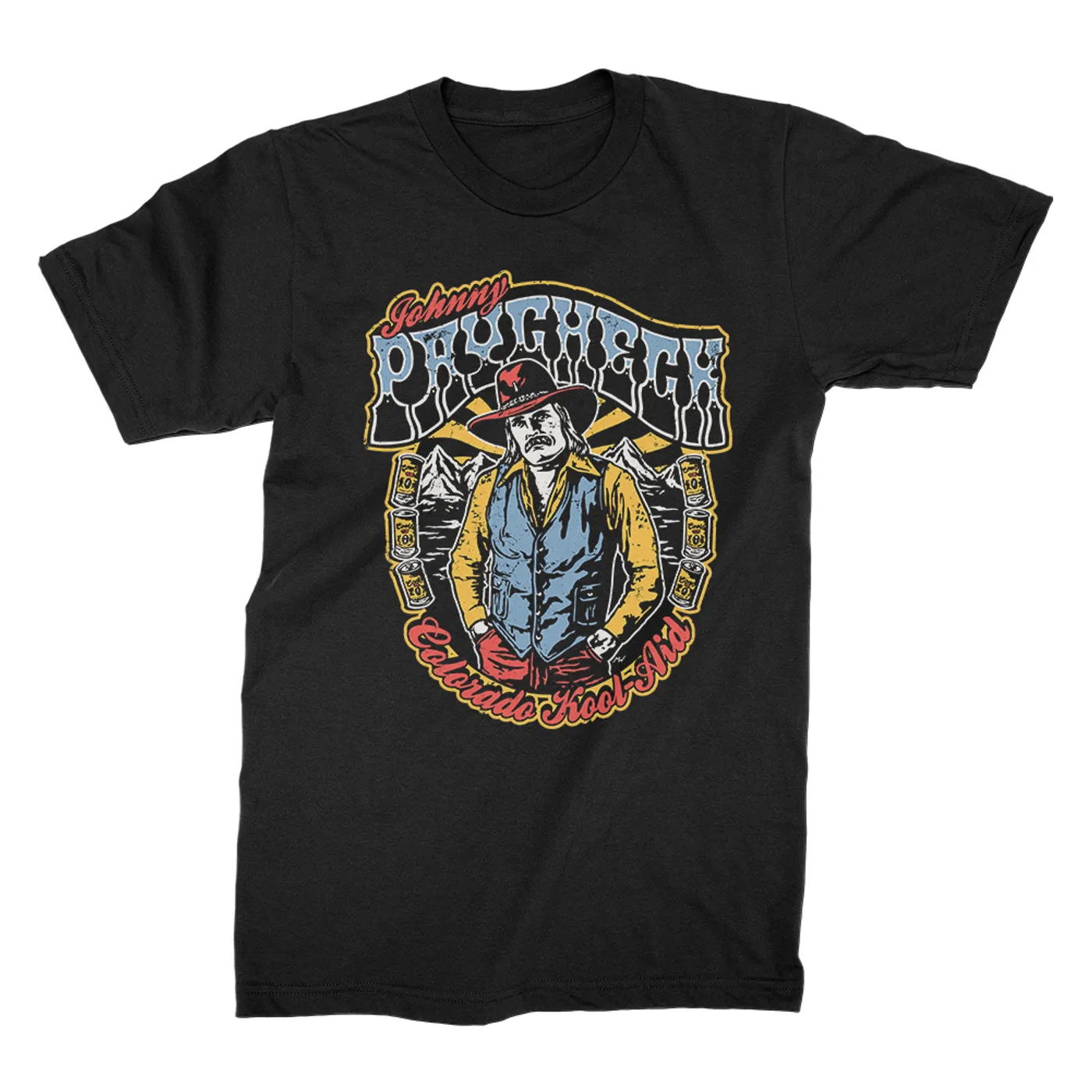 Johnny Paycheck Kool Aid Tee (Black)