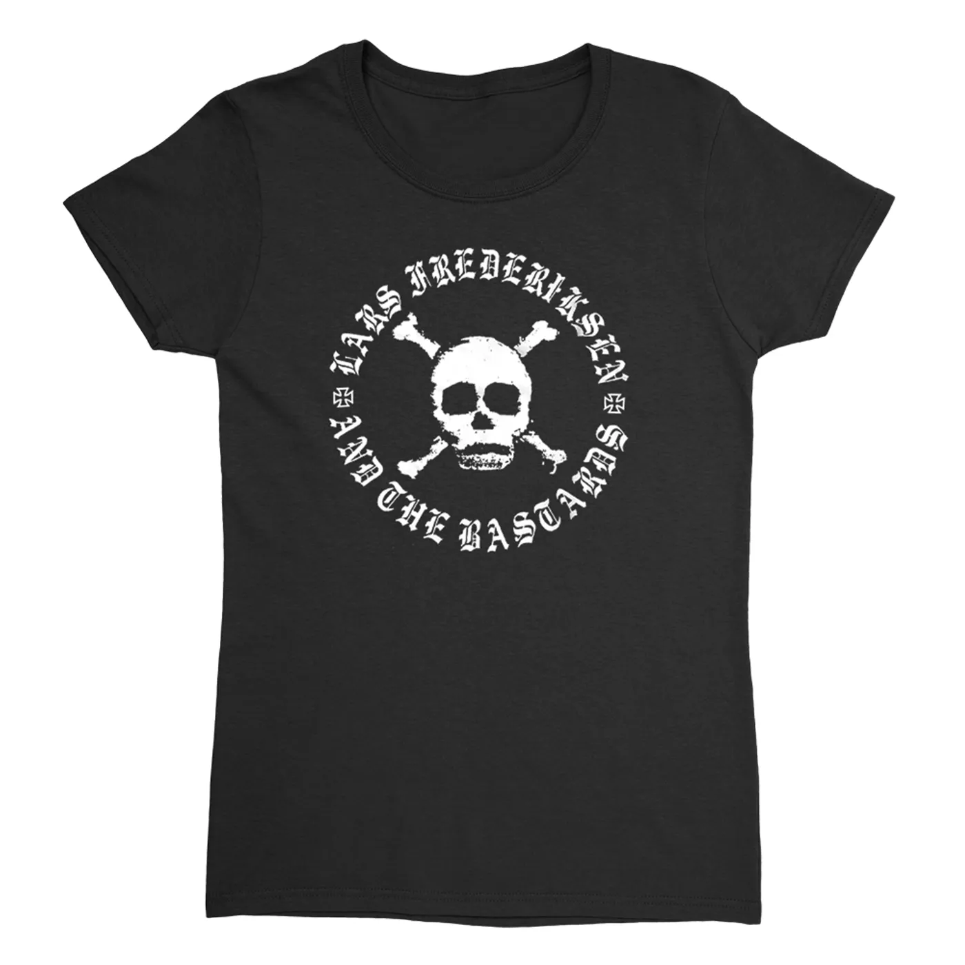Lars Frederiksen and the Bastards Skull Fitted T-Shirt (Black)