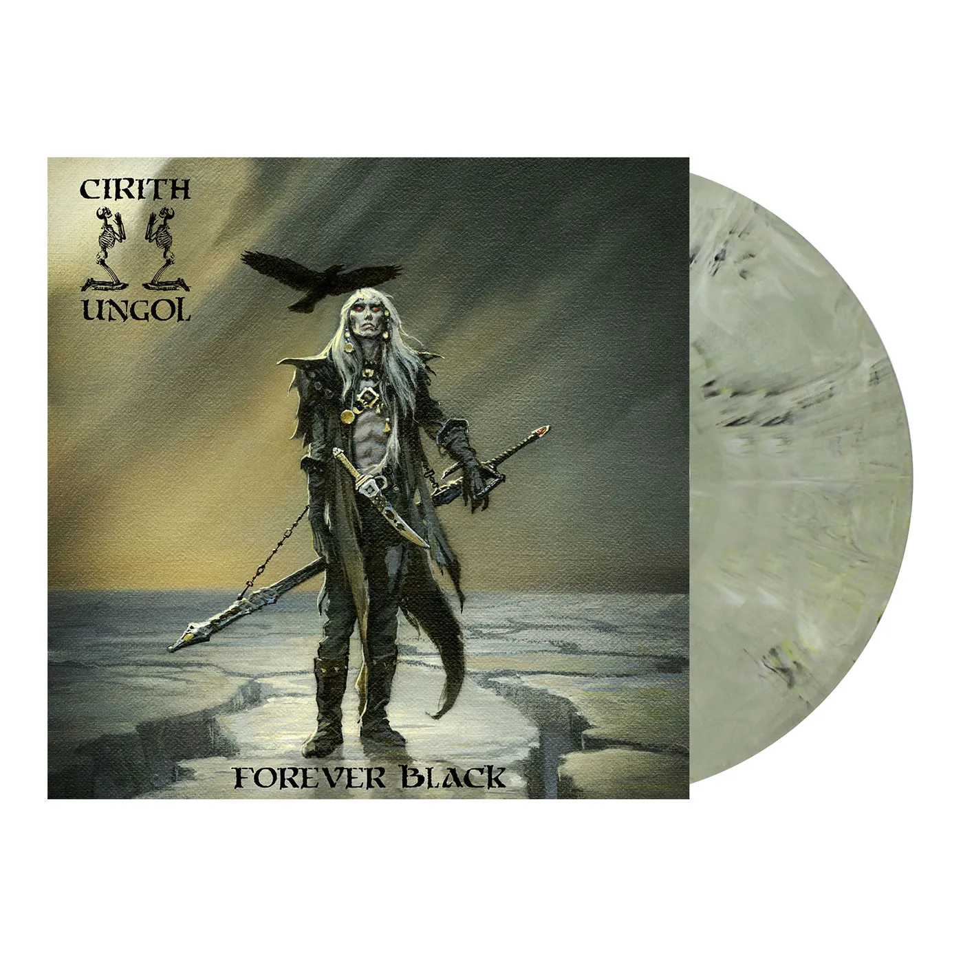 Cirith Ungol Forever Black LP (Grey/Black) (Vinyl)