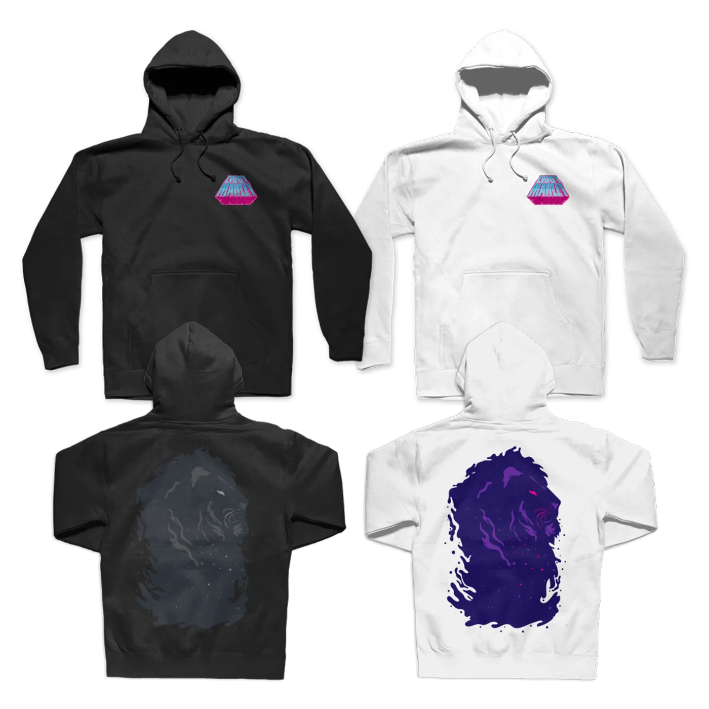 Ziggy Marley Block Lion Hoodie Bundle