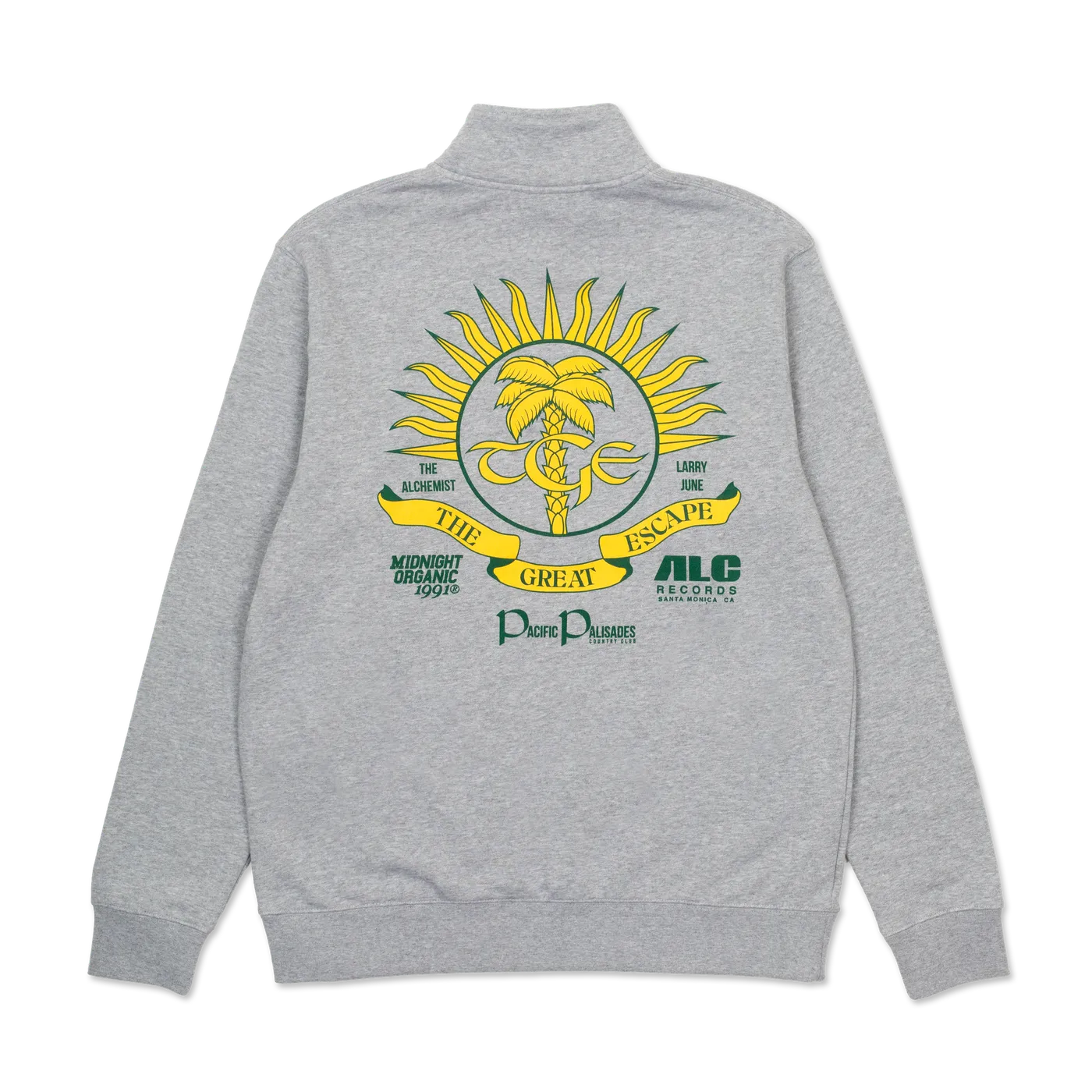 Larry June TGE GOLF Quarter Zip Sweater