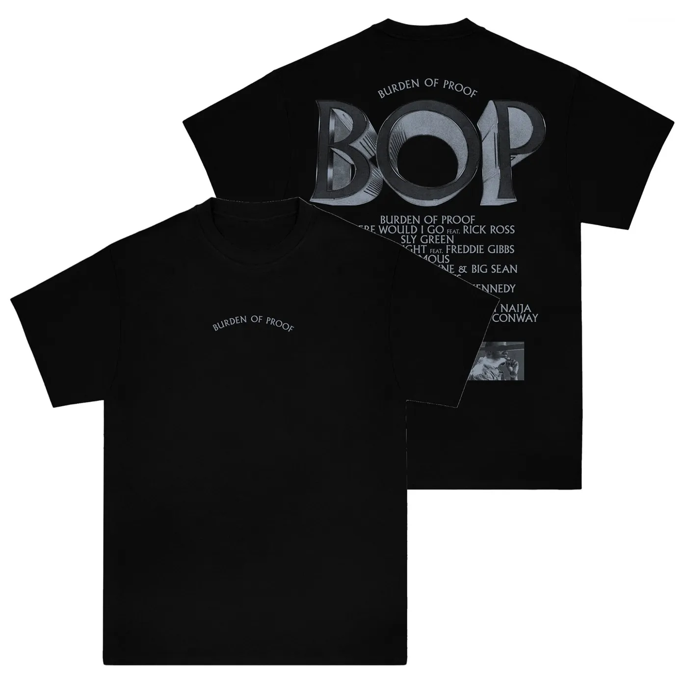 Benny The Butcher Burden Of Proof - Black Short Sleeve