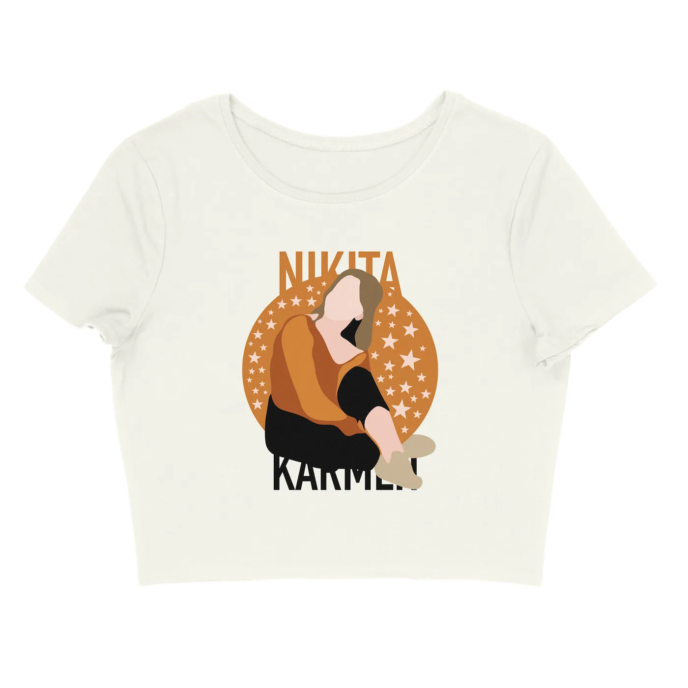Nikitakarmen Nikita Karmen - Off-White Crop Tee