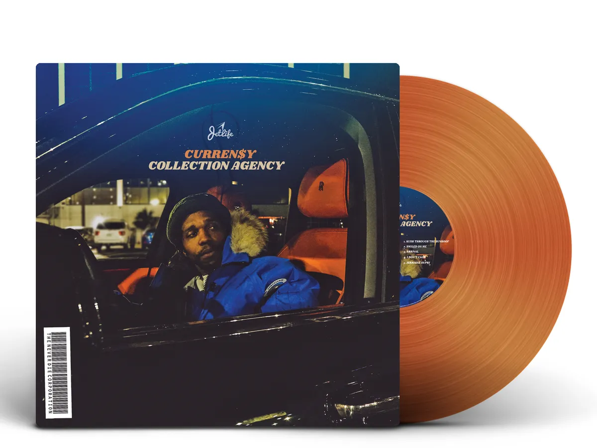新品LP CURREN$Y　COLLECTION (ORANGE VINYL) Curren$y - Collection Agency Vinyl (ORANGE)