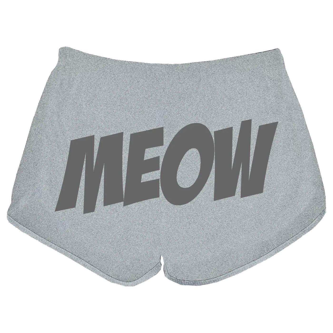 Chinese Kitty - Meow Running Shorts (heather grey)
