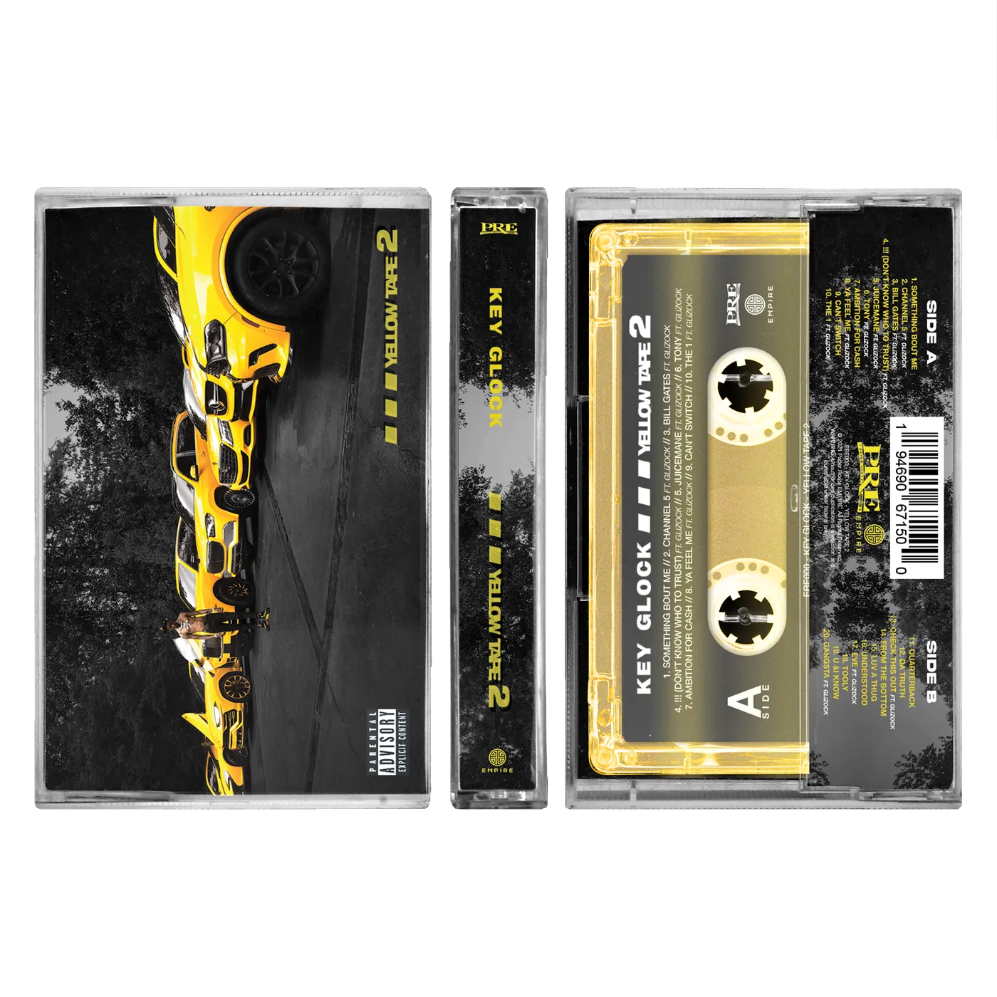 Key Glock - Yellow Tape 2 Cassette