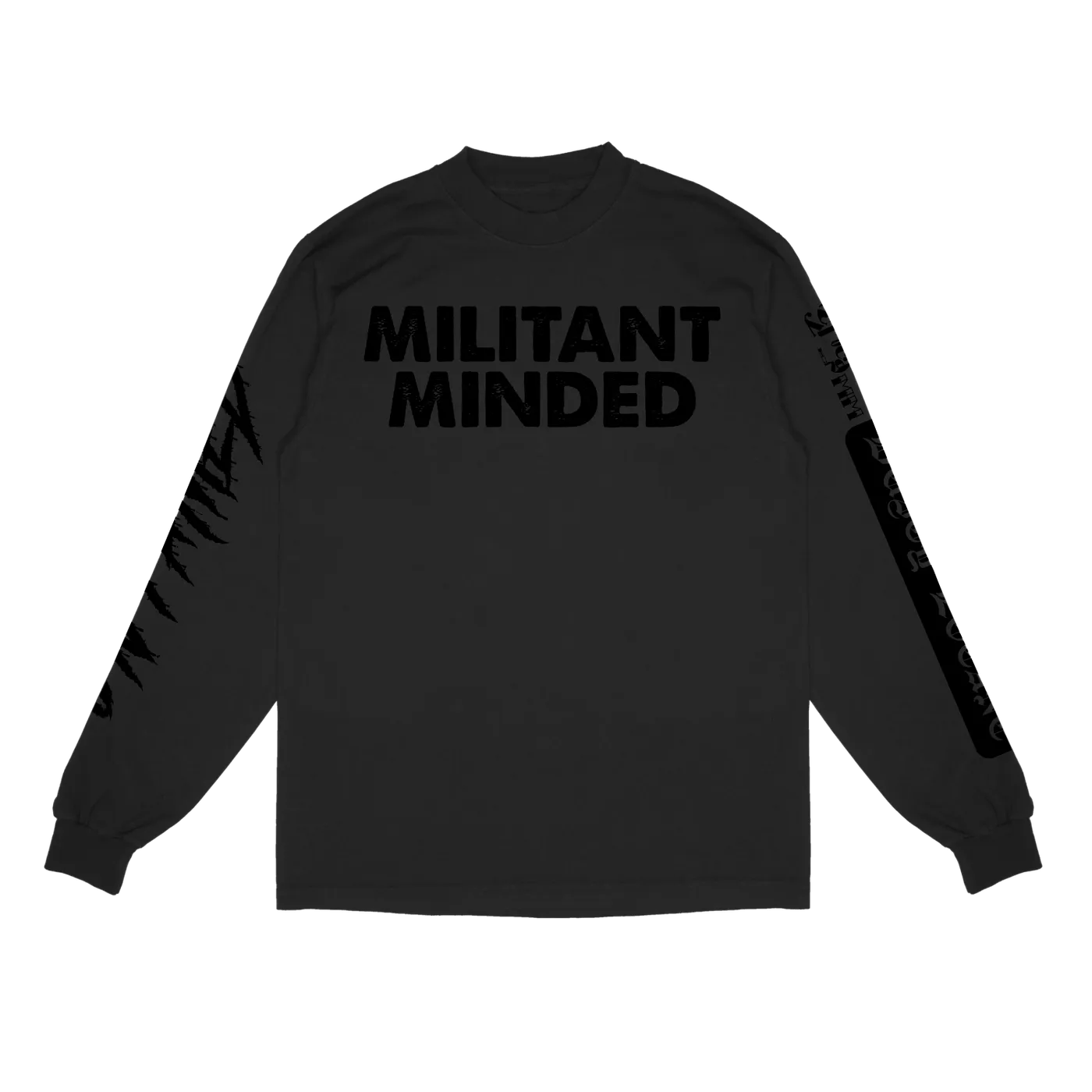 DUSTY LOCANE MILITANT MINDED Long Sleeve T-Shirt