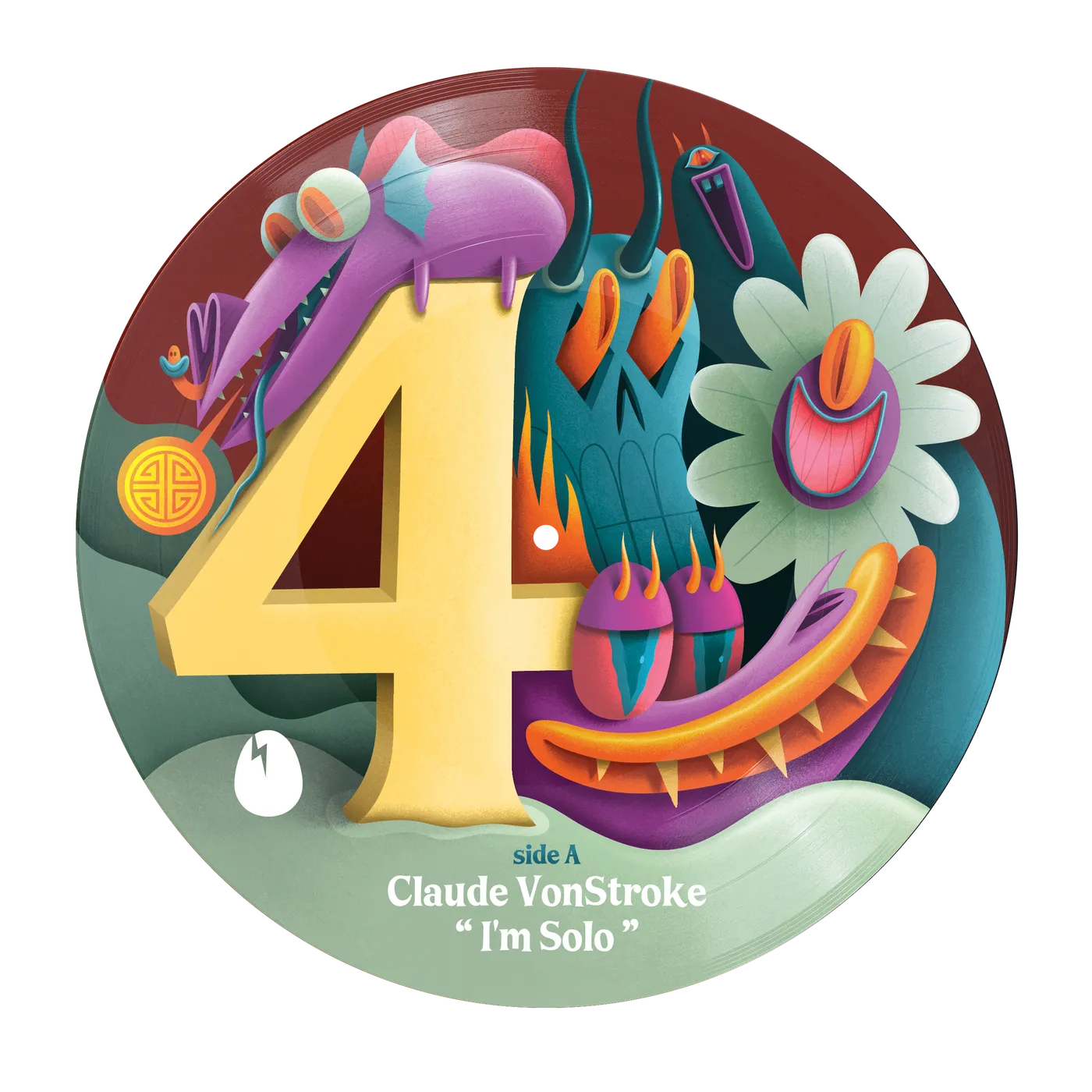 Claude VonStroke & Mike Kerrigan 415 Day (2023) 7" Picture Disc Vinyl - I'm Solo/I Caught A Vibe