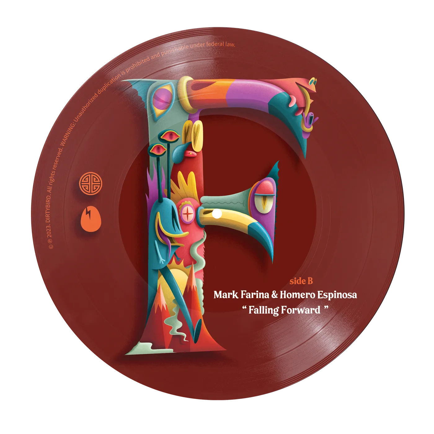 Mz Worthy / Mark Farina & Homero Espinosa 415 Day (2023) 7" Picture Disc Vinyl - Love & Give/Falling Forward