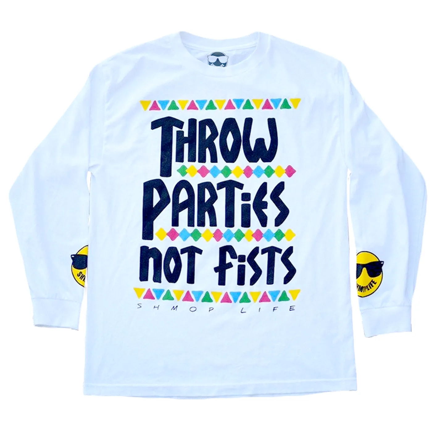 Kool John - SHMOPLIFE TPNF LS Tee (White)