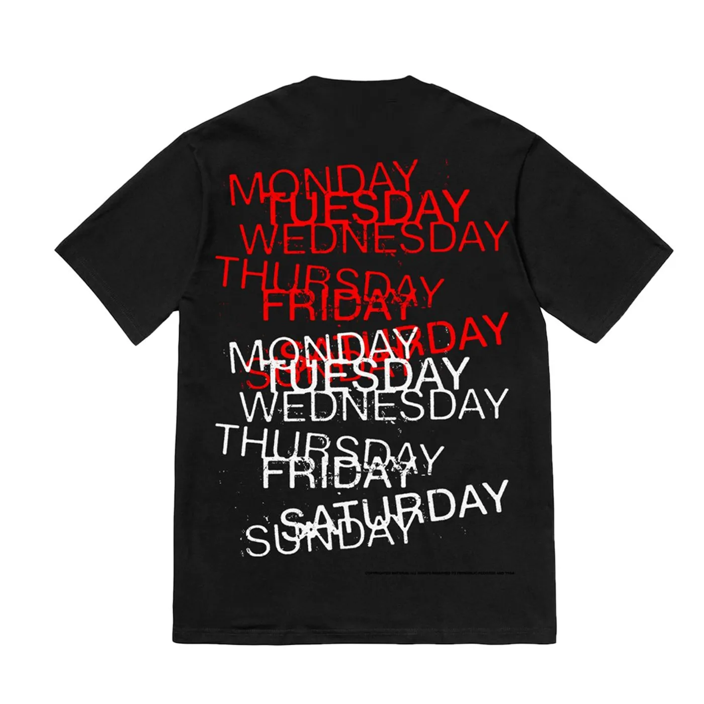 Tyga Every Day Of The Week Freak - Black Tee