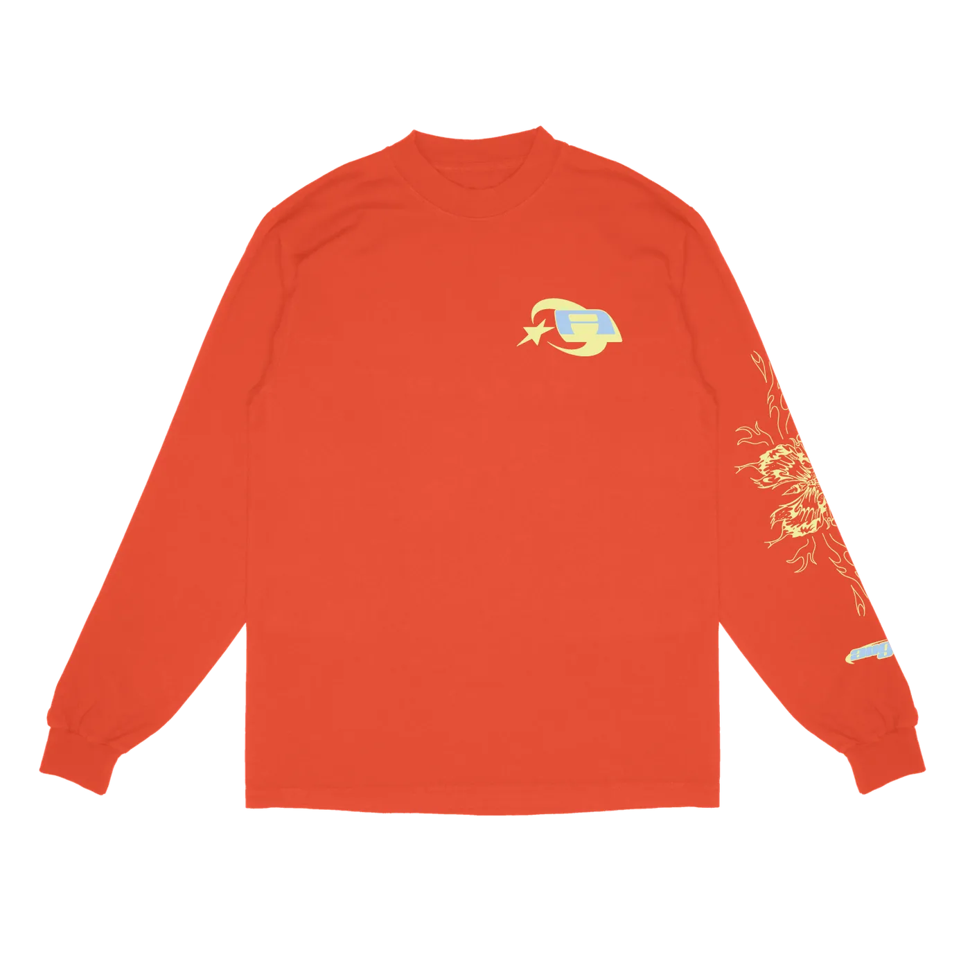 August Alsina Butterfly LS T-Shirt (Orange)