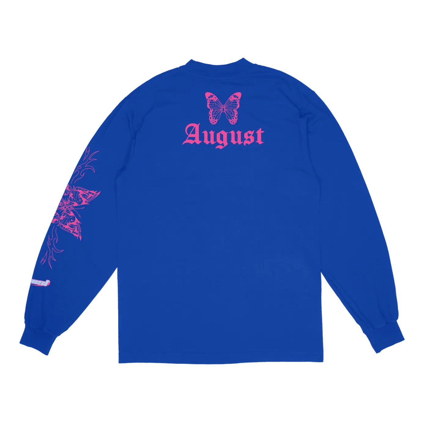 August Alsina Butterfly LS T-Shirt (Blue)