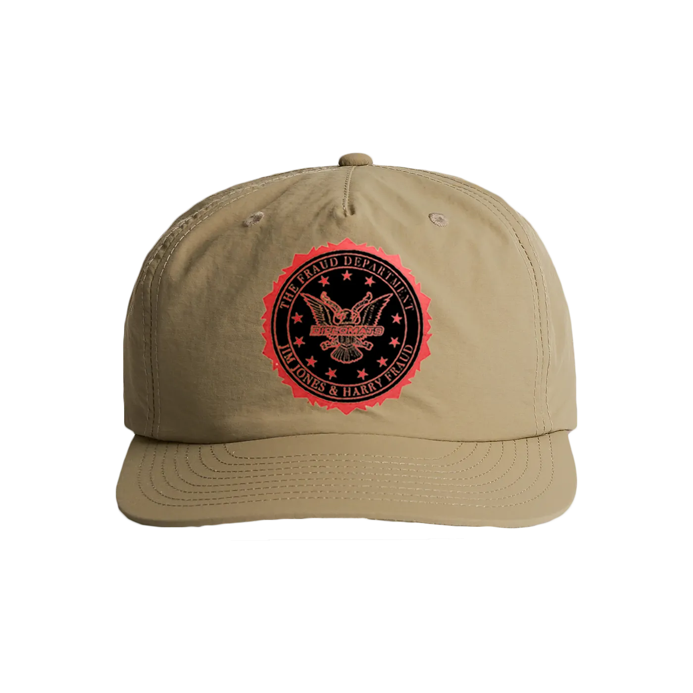 Jim Jones Fraud Department Nylon Surf Hat - Khaki