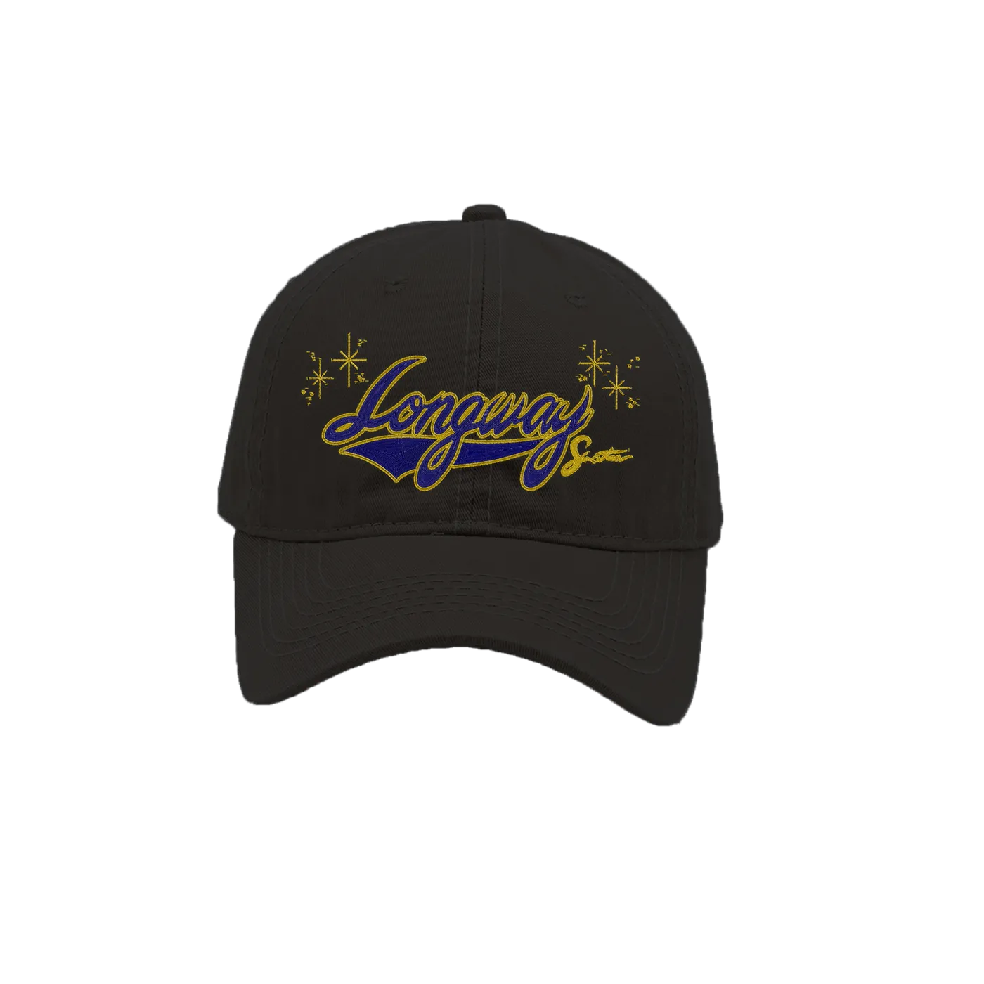 Peewee Longway Longway Script Black Dad Hat