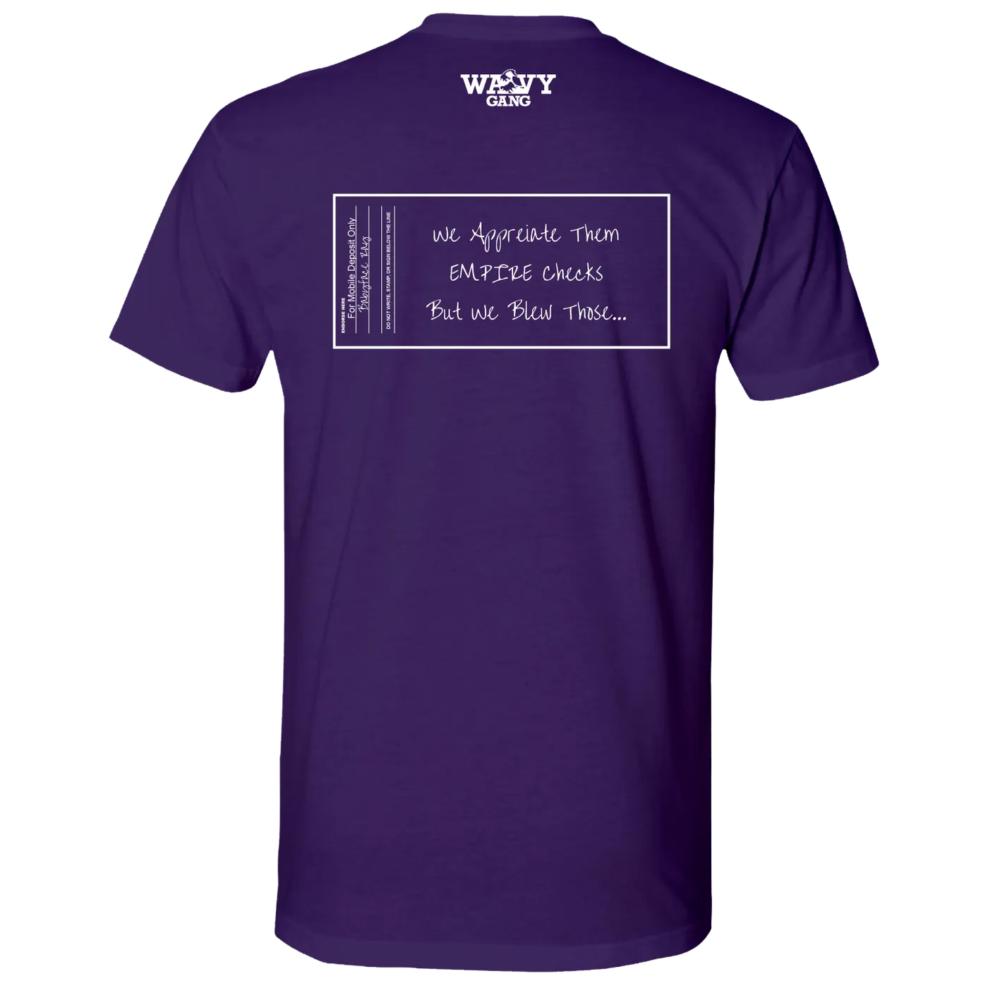 Babyface Ray EMPIRE Checks Purple T-Shirt