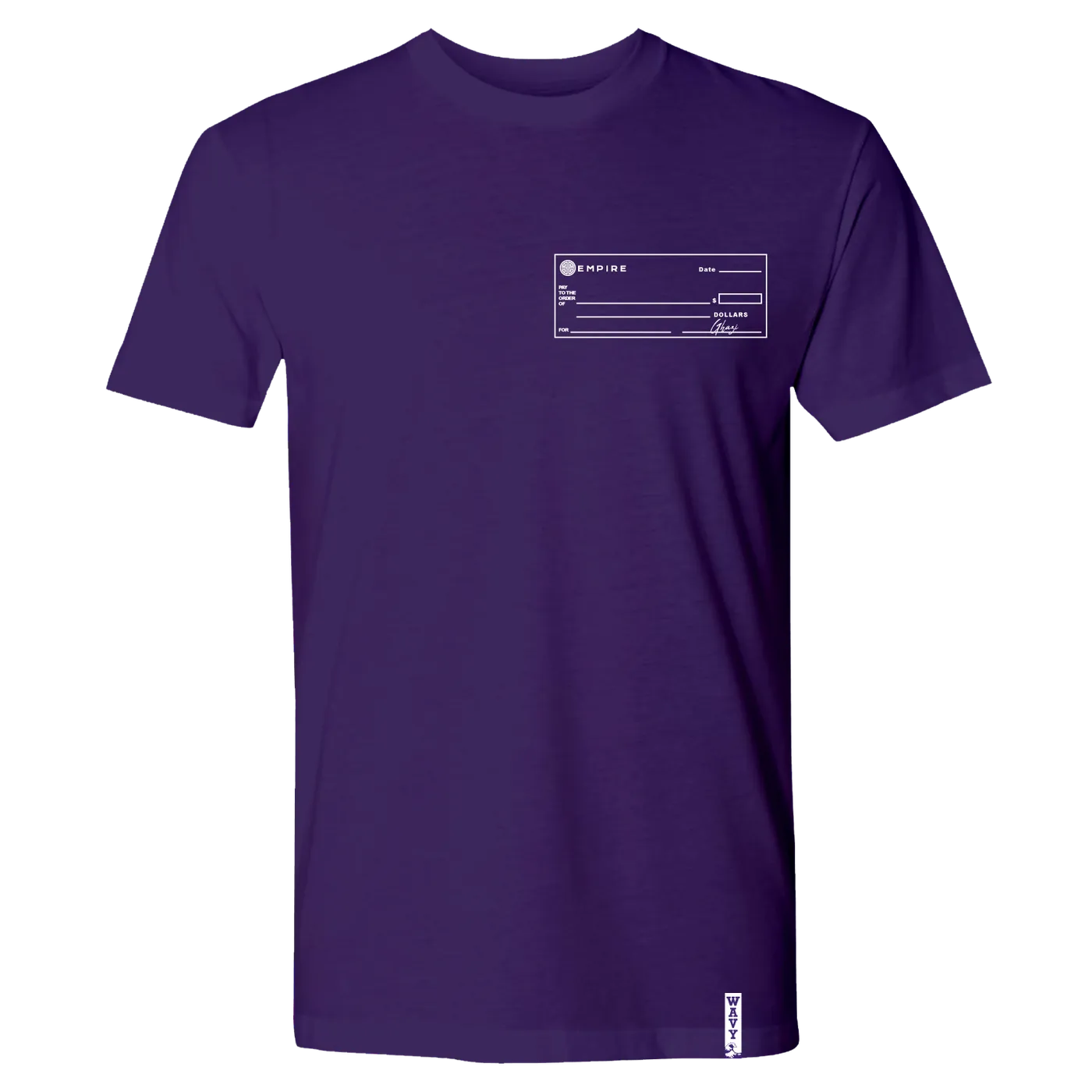 Babyface Ray EMPIRE Checks Purple T-Shirt