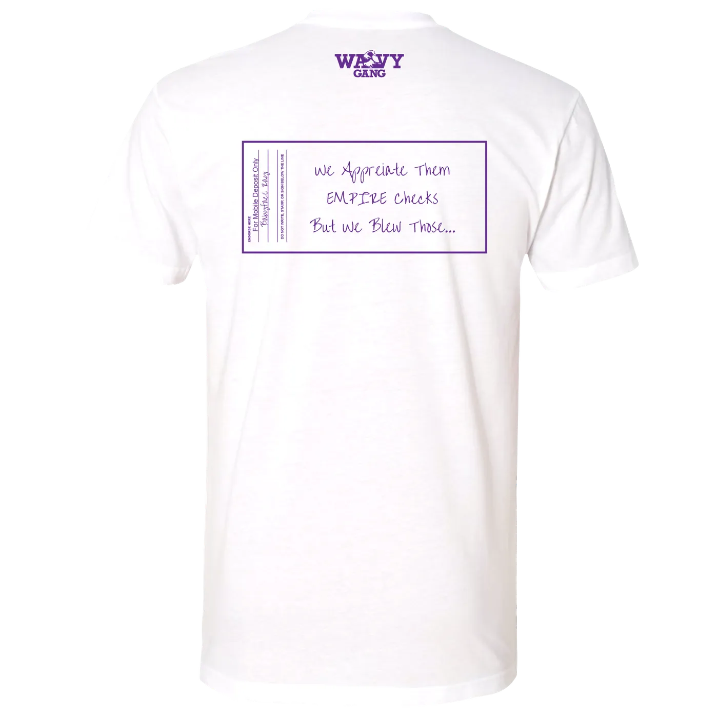 Babyface Ray EMPIRE Checks White T-Shirt