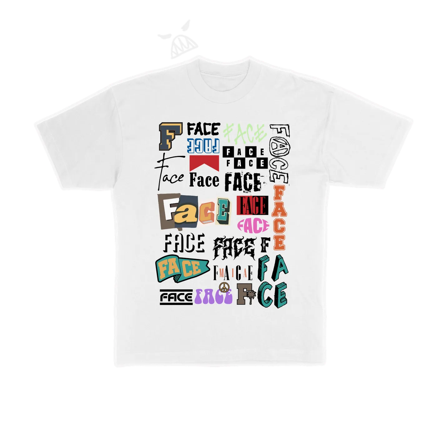 Babyface Ray FACE Collage T-Shirt (White)