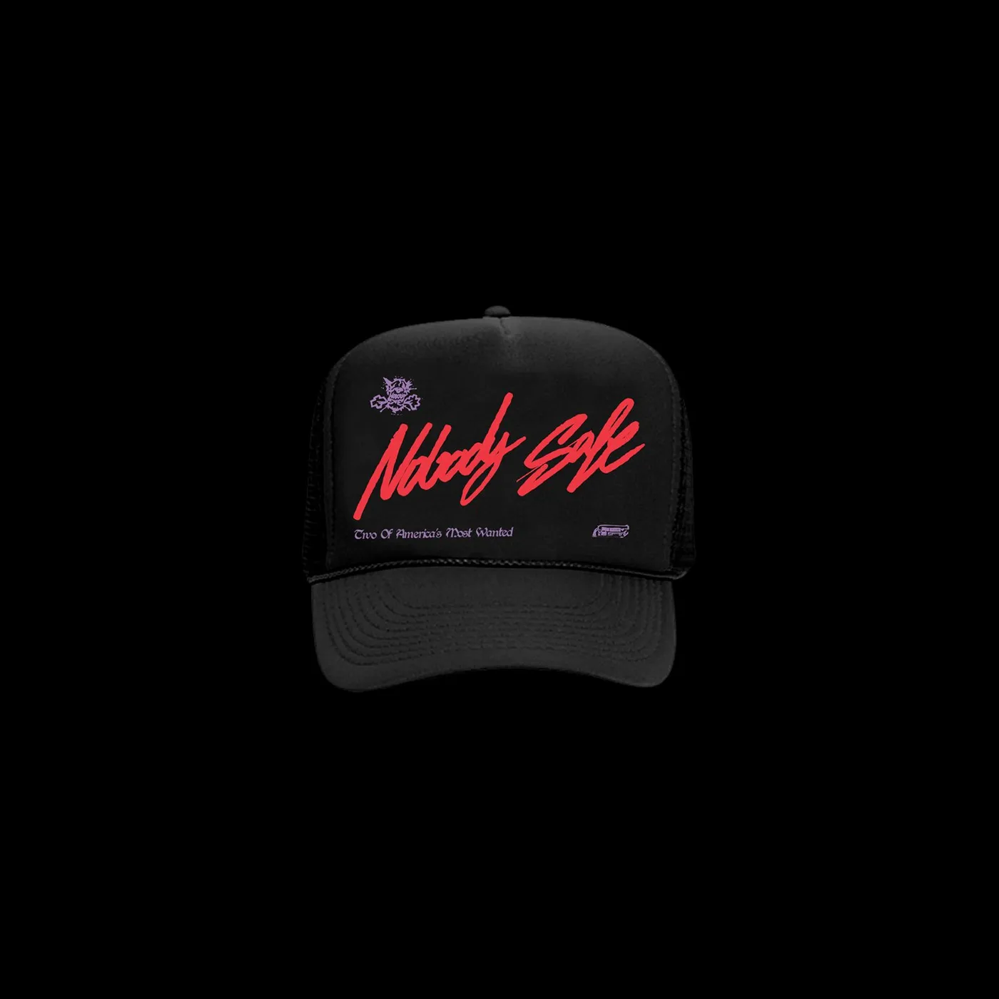 Rich The Kid & NBA YoungBoy Black Album Logo Trucker Hat