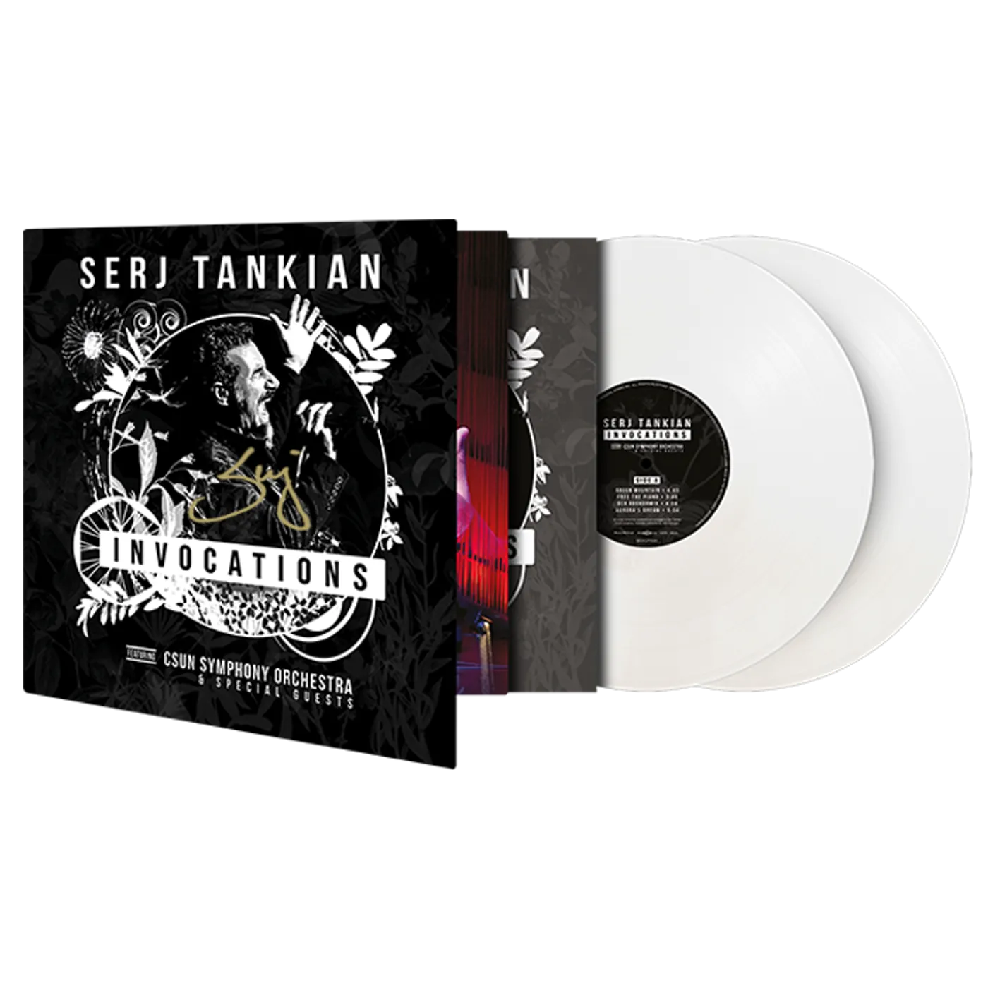 Serj Tankian Invocations - White Vinyl - Autographed Limited Edition