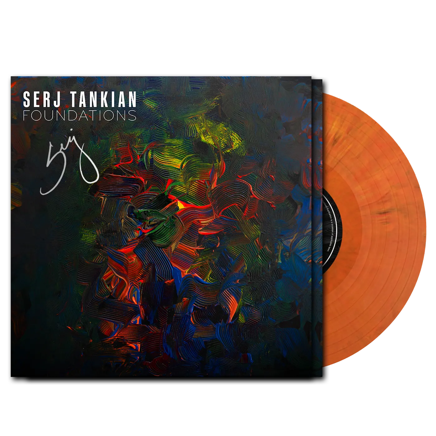Serj Tankian (PRE-ORDER) Foundations EP - Voodoo Orange Vinyl - Autographed Limited Edition [EU/UK Edition]