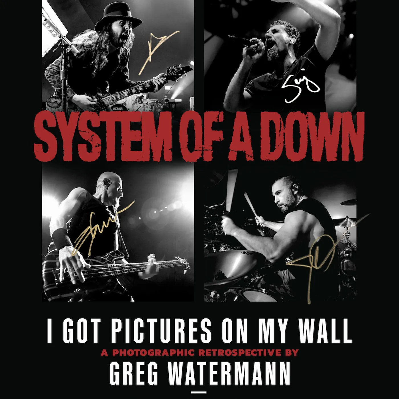 Serj Tankian System Of A Down - Pictures On My Wall - SIGNED Limited Edition Event Poster