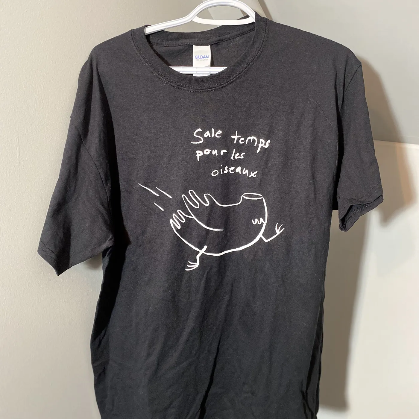 Philippe Brach / Sale Temps Pour Les Oiseaux - T-Shirt Noir - Petit