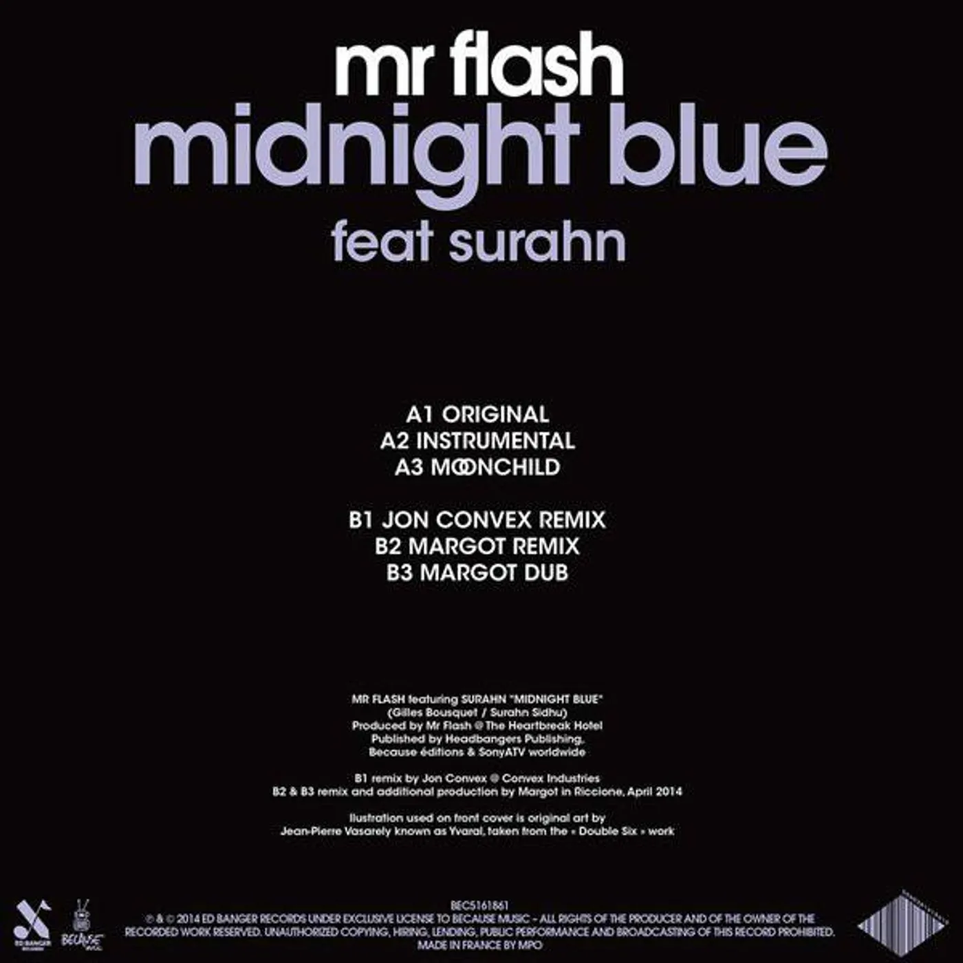 Mr Flash Mr. Flash / Midnight Blue (EP) - 12" Vinyl