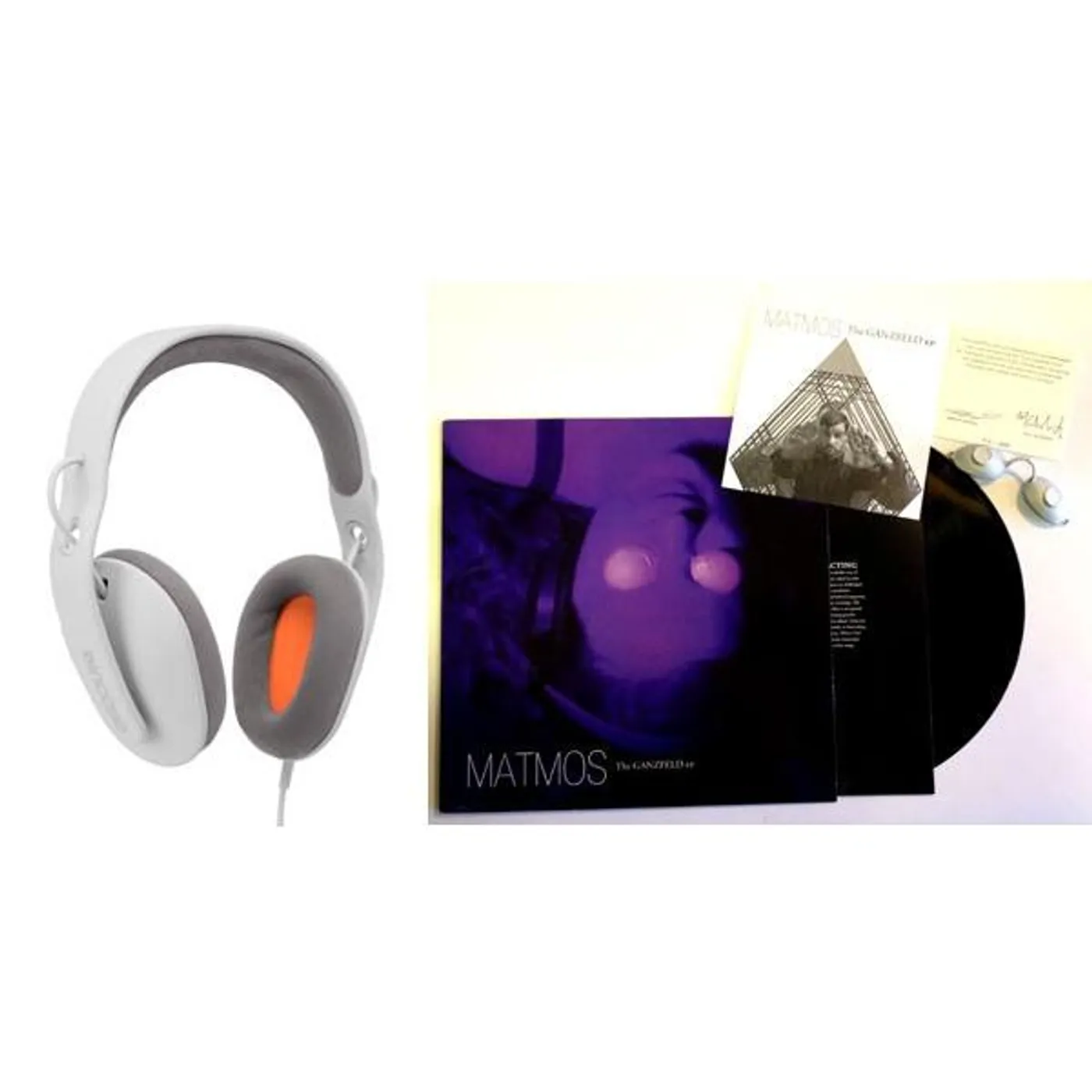 Matmos / The Ganzfeld EP + Incase Reflex Headphones - 12" Vinyl