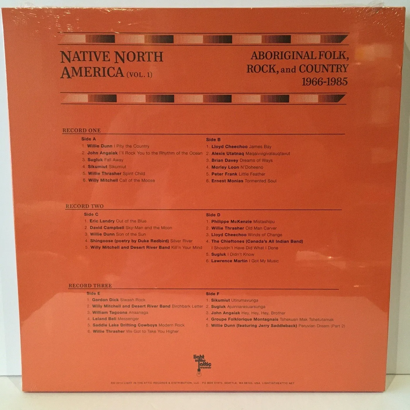 Various Artists / Native North America (Vol. 1) : Aboriginal Folk, Rock, And Country 1966-1985 - 3LP Vinyl