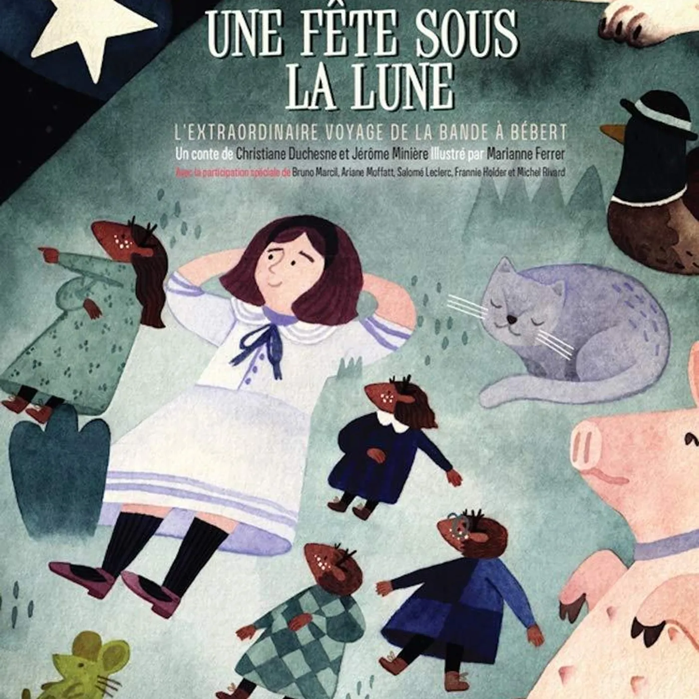Une fête sous la lune / L’extraordinaire voyage de la bande à Bébert - Livre-CD