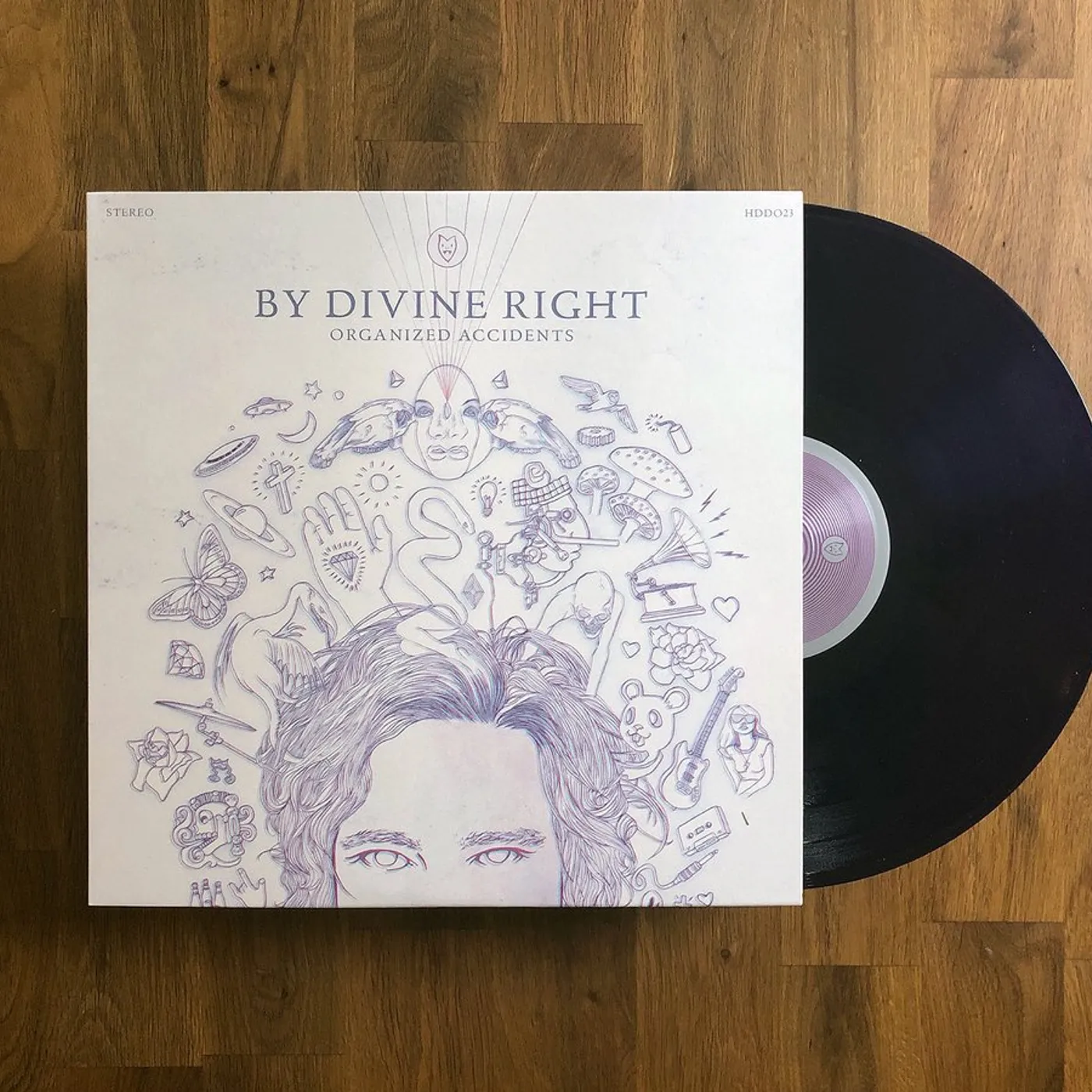 By Divine Right / Organized Accidents - Purple LP Vinyl
