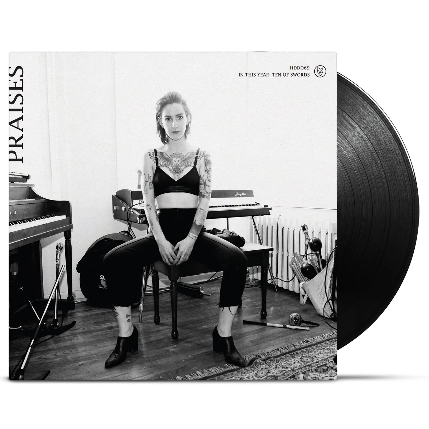 Praises / In This Year: Ten of Swords - Black in Clear LP Vinyl