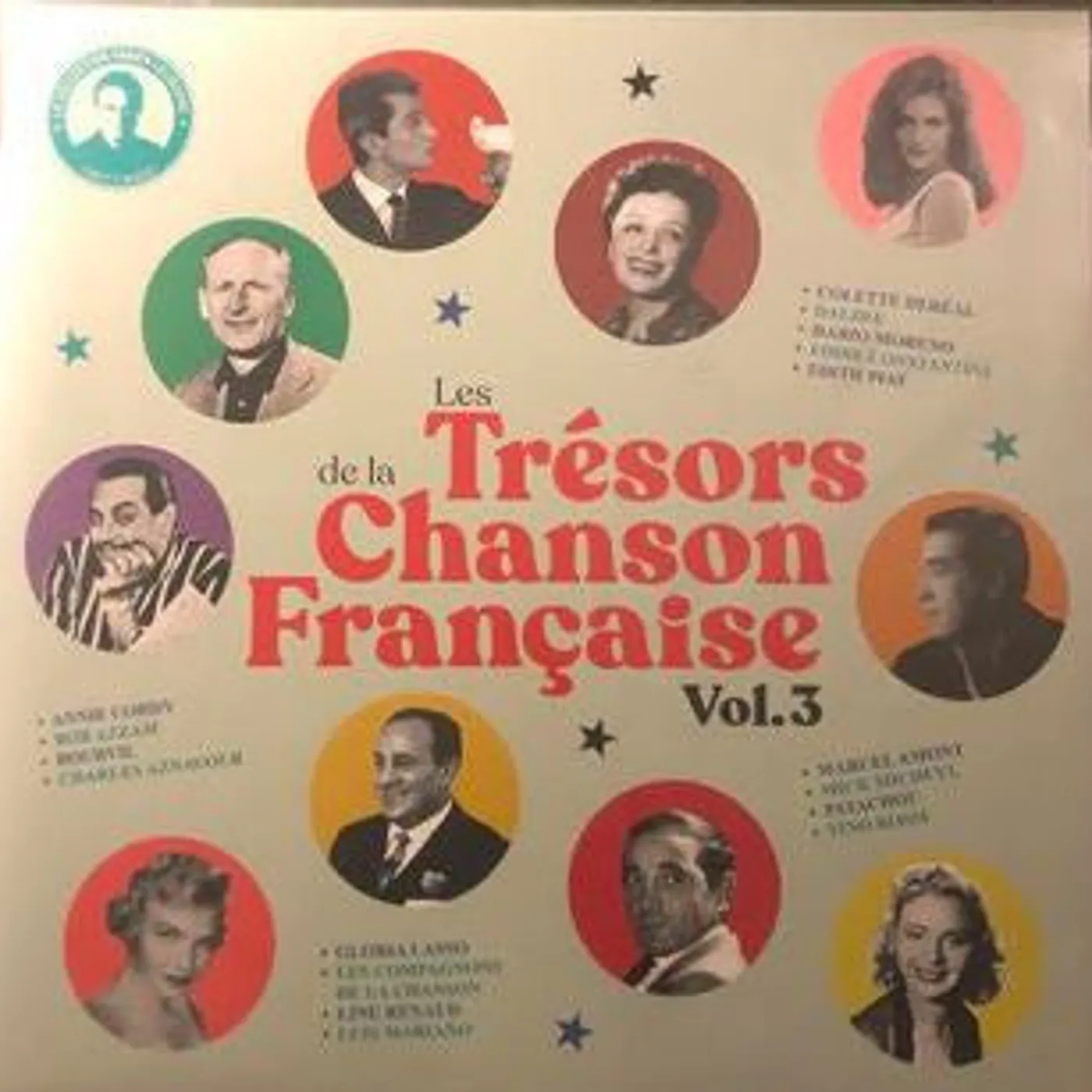 Various Artists  Various / Les trésors de la chanson Française Vol.3 - LP (Vinyl)