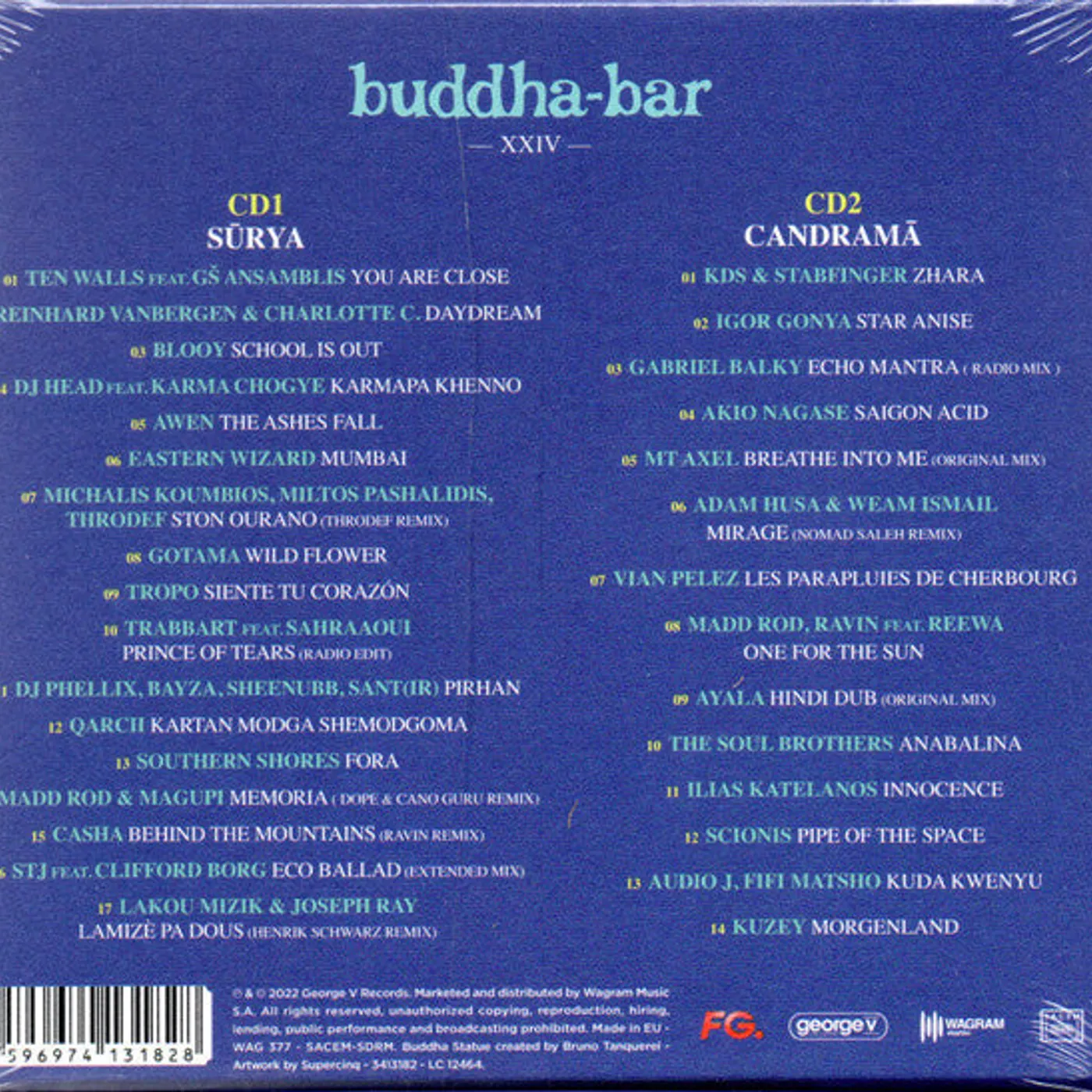 Ravin Various Artists / Buddha-Bar XXIV - 2 CD Boxset
